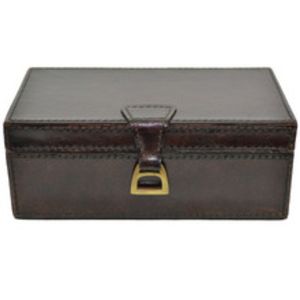 Estuche de Lujo Personalizado con Logotipo, de Cuero Negro con Grabado de Cocodrilo, para Joyería, Maquillaje y Cosméticos, Portátil, para Viaje, Venta al Por Mayor - Product Image 3