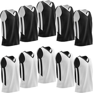 Camisetas de Baloncesto Personalizadas, Malla de Poliéster de Secado Rápido, Camiseta Deportiva sin Mangas, Uniforme de Equipo para Adultos - Product Image 1