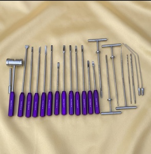 Ensemble d'instruments pour l'élimination du ciment orthopédique pour la chirurgie du genou, de la hanche et de l'épaule, en acier inoxydable allemand, réutilisable et autoclavable - Product Image 1
