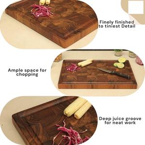 Planche à découper de qualité naturelle pour une préparation alimentaire sûre et hygiénique avec une surface lisse à prix de gros - Product Image 3