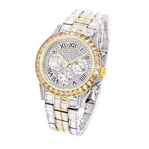 Elegante Reloj Urbano de Cuarzo para Hombre con Diamantes de Moissanita, Estilo Premium para la Calle - Product Image 2