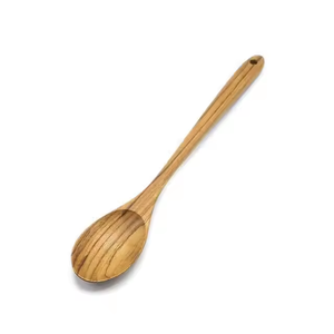 Cuillère en bois naturel écologique, cuillère à miel simple personnalisée, cuillère réutilisable pour la soupe - Product Image 1