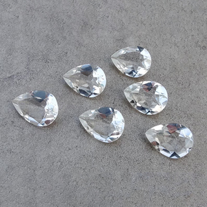 Cristal de Cuarzo Natural, Corte Facetado en Forma de Pera, Calibrado, Calidad AAA+, para Joyería - Product Image 6
