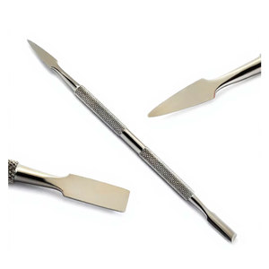 Empujador de Cutículas y Uñas Profesional, Cuchillo Largo y Plano para el Cuidado de la Piel, Limpiador de Uñas, Acero Inoxidable, Limas de Uñas para Manicura y Pedicura - Product Image 1