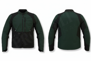 Lightweight Custom Style Textile Motorcycle Jacket with Zipper Pockets & Adjustable Sleeves High Performance Bike Riding Jacket - Product Image 2