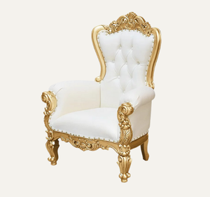 Fauteuil noir classique royal fait main, durable, avec cadre en bois d'acajou sculpté à l'or, pour appartement et hôtel - Product Image 2