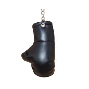 Custom Mini Boxing Glove <b>Keychain</b> PU <b>Leather</b> Customized Color with Logo Print Eco-Friendly Durable Shape Stainless Steel Ring - Product Image 2