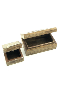 Boîte à bijoux classique en bois sculpté, rangement pour cartes PTCG, taille/couleur personnalisable, pliable, empilable, boîte décorative - Product Image 5