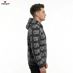 Sweat-shirts imprimés pour hommes de haute qualité avec logo personnalisé, best-sellers, fabriqués au Pakistan - Product Image 2