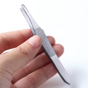 Eyebrow Tweezers Pluck and Trim Eyebrow Tweezers <b>Small</b> <b>Pliers</b> Stainless Steel Beard Plucker Stainless Steel Tweezers - Product Image 3