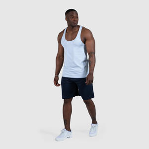 Débardeur Homme Col Profond Sans Manches 100% Coton Respirant de Haute Qualité 180 Grammes, Couleur Unie, Personnalisable - Product Image 6