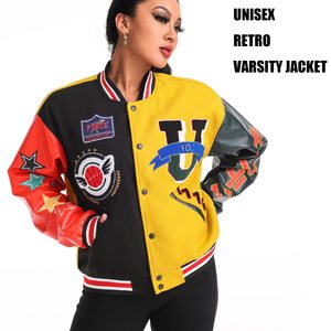 High Quality Custom Varsity Jacket Wholesale Baseball Letterman Jacket for Men and Women Premium Clothing <b>Maker</b> - Product Image 4