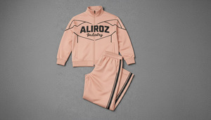 Ensemble de jogging coupe-vent décontracté, respirant, pour la course et l'entraînement, en polyester/nylon, faible MOQ, en stock - Product Image 2