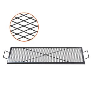 Griglia per cottura rettangolare in acciaio resistente a X-Marks griglia per fuoco da 44 pollici griglia griglia per falò portatile griglia per barbecue da campeggio - Product Image 1
