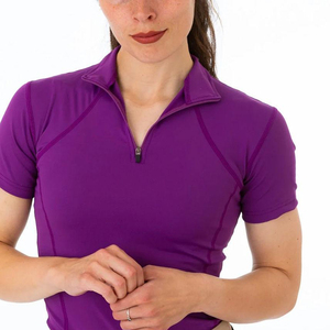 Women Lightweight Horse Riding Shirt Professional Long Sleeve Breathable Stretch <b>Equestrian</b> Horse Riding Shirts - Product Image 3