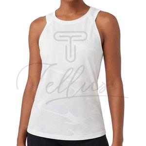 Wholesale Women's Casual High Quality Custom Plain Sleeveless Summer Streetwear Tank <b>Tops</b> Front Quick Dry Breathable - Product Image 5