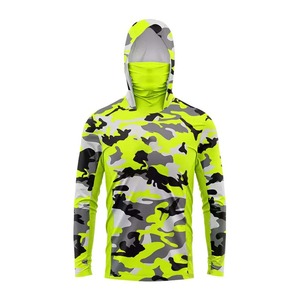 Wholesale Custom Quick Dry Fishing Wear Long Sleeve UPF 50+ UV Protection Hoodie and Shirt for <b>Outdoor</b> Sports - Product Image 2