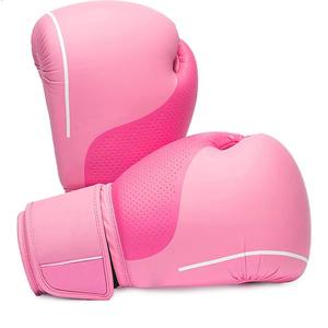 นวมชกมวยสีชมพู หนังพรีเมียม สำหรับฝึกซ้อม ผู้หญิงและผู้ชาย สวมใส่สบาย เหมาะสำหรับการฝึกซ้อมและการออกกำลังกาย ปรับแต่งได้สำหรับศิลปะการต่อสู้ - Product Image 3
