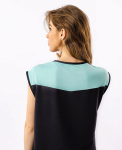 Top Corto de Verano Personalizado al por Mayor para Mujer, Informal, de Algodón Acordonado, Transpirable, con Logotipo Frontal - Product Image 2