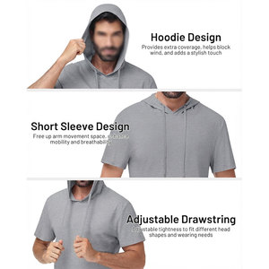 Enhance Mobility Stretchable Men's Training Hoodie Latest Trending Stylish Fitness Apparel Skin Friendly Formal Casual Wear - Product Image 4