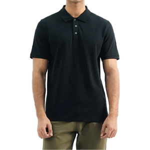เสื้อสำหรับผู้ชายเสื้อกอล์ฟลำลองระบายอากาศสีพื้นปักตามสั่ง - Product Image 2