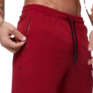 Short de gym en coton grande taille OEM pour hommes, couleur unie, fitness, jogging, sport, pantalons d'entraînement, vêtements de sport d'été décontractés - Product Image 3