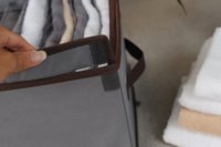 Boîte de rangement pliable écologique en tissu MA45 avec sac à 12 compartiments et organisateur de vêtements OEM/ODM disponible