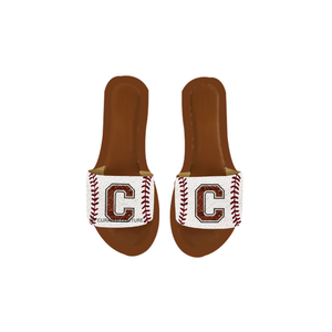 Handmade Customized Game Day Seed Bead Slippers for Women – Latest Beaded Slippers for Game Day Fans - Product Image 5