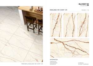 Carreaux de porcelaine émaillée polie à surface brillante de qualité supérieure, conçus pour une pose large sur sols et murs, rehaussant l'intérieur. - Product Image 5