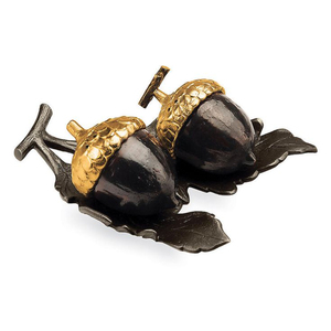 Meilleures ventes 2026 – Bols de service en métal de luxe, forme baies, couleur noire, revêtement poudré et plaqué or, design exclusif, importés d'Inde - Product Image 1