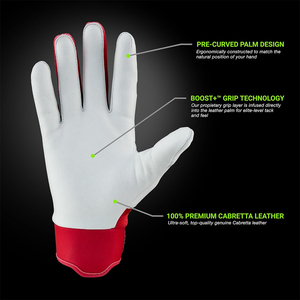 Gants de baseball pour adultes, pour le softball et les sports de plein air, avec sangles réglables - Product Image 3