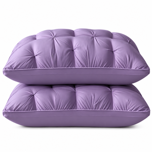 Housse de protection pour oreiller d'hôtel avec rembourrage en mousse à mémoire de forme, tissu doux et durable, anti-acariens et hypoallergénique - Product Image 4