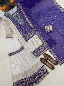 Realza la Belleza de tu Armario con este Conjunto de Salwar Kameez Tradicional Recién Lanzado para Bodas - Product Image 5