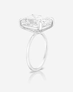 Bague Solitaire Scintillante en Or Véritable 10k 14k 18k avec Diamant de Laboratoire Taille Coussin 10ct, Vente en Gros, Fabricant de Bijoux Personnalisés avec Grande Pierre - Product Image 5