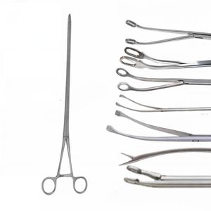 Instrumentos Quirúrgicos VATS para Cirugía Torácica Mínimamente Invasiva, Juego de Herramientas Quirúrgicas de Acero Inoxidable para Cirugía Toracoscópica - Product Image 1