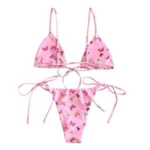 Conjunto de bikini premium con diseño elegante, tela suave y ajuste cómodo, perfecto para días de playa y fiestas en la piscina. - Product Image 2