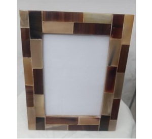 High Quality Design Horn Inlay Photo <b>Frame</b> MDF Photo <b>Frame</b> Horn Inlay Picture <b>Frame</b> Horn Photo <b>Frame</b> very cheap wholesale Price - Product Image 2