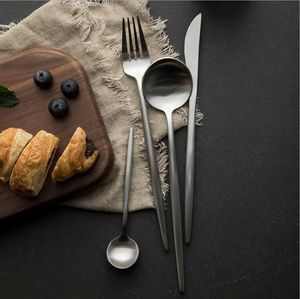Premium Sapphire <b>Wave</b> Cutlery Set Contemporary Dining Flatware for Commercial Use - Product Image 2