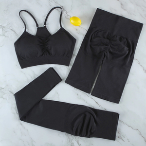 Pakistan Made Cheap Price Women <b>Yoga</b> <b>Set</b> Comfortable Active Wear Workout Fitness Lightweight Women <b>Yoga</b> <b>Set</b> - Product Image 6