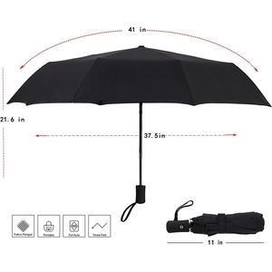 Ombrello Compatto da Viaggio con Protezione UV Automatica, Antivento e Parasole, Direttamente dalla Fabbrica - Product Image 2