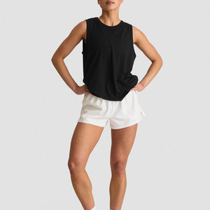 Women Sleeveless Breathable <b>Loose</b> Fit Custom Blank Training Workout Running <b>Tank</b> <b>Top</b> Plus Size Quick Dry Fitness Wear <b>Top</b> - Product Image 4