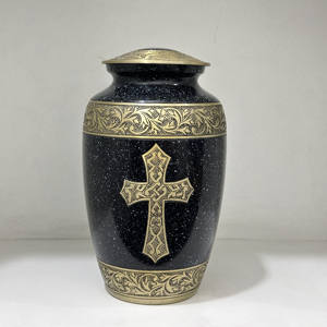 Urna Funeraria Grande para Cenizas de Adultos, Recuerdo Conmemorativo, Urnas Metálicas y Jarrones, Precio al por Mayor, Urnas de Cremación Hechas a Mano - Product Image 5