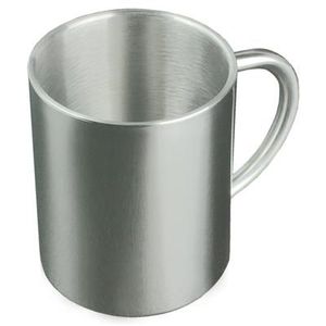 Mug en acier inoxydable de qualité supérieure avec poignée confortable pour la consommation quotidienne de café et de thé à la maison, au bureau et en voyage. - Product Image 3