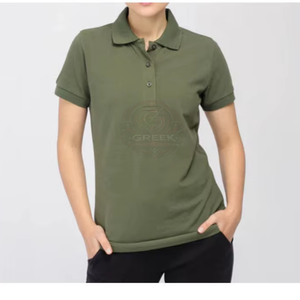 Camiseta Polo para Mujer de Uso Diario con Tela Suave al Tacto, Cuello Polo Clásico, Cierre de Botones y Corte Holgado para Trabajo, Viajes y Deportes - Product Image 1