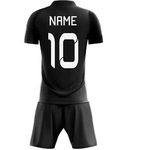 Tenue de football personnalisée, maillots d'équipe, manches courtes, séchage rapide, respirant, tissu 100% polyester, design sublimé léger - Product Image 3