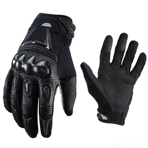 Pakistan Manufactured Motocross Racing Gloves with hook and loop closure <b>full</b> finger design non <b>slip</b> anti skid motorcycle gloves - Product Image 3