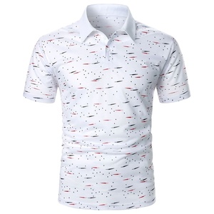 Polo de haute qualité fabriqué en usine, design tendance, logo personnalisé, couleur unie, respirant, en vente. - Product Image 1