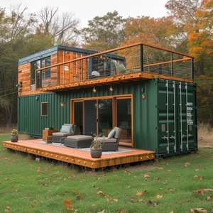 บ้านขนาดเล็กพรีเมียม บ้านโมดูลาร์ทันสมัยสำหรับการอยู่อาศัยแบบกะทัดรัด ที่พักในสวนหลังบ้าน บ้านเช่าสำหรับวันหยุด และที่อยู่อาศัย - Product Image 4