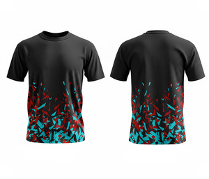 Camiseta Deportiva Sublimada Personalizada, Ropa Deportiva de Alto Rendimiento |   Tallas Unisex para Adultos |   Camiseta Ligera, Transpirable y de Secado Rápido - Product Image 5