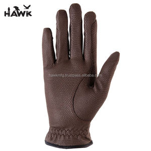 Gants d'équitation en cuir synthétique, accessoire féminin avec impression de silicium, à quatre voies, portable, avec Logo personnalisé - Product Image 5
